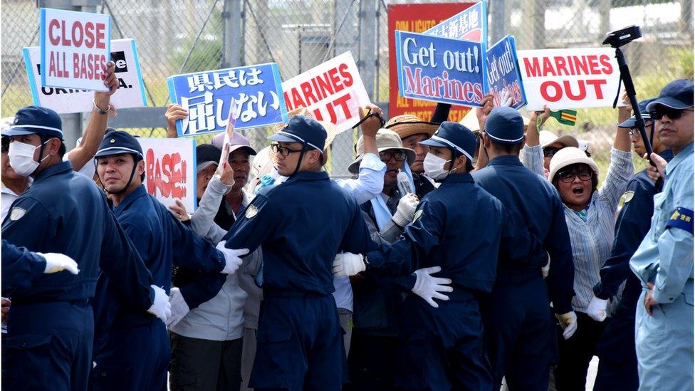 2016 protests against US bases in Okinawa