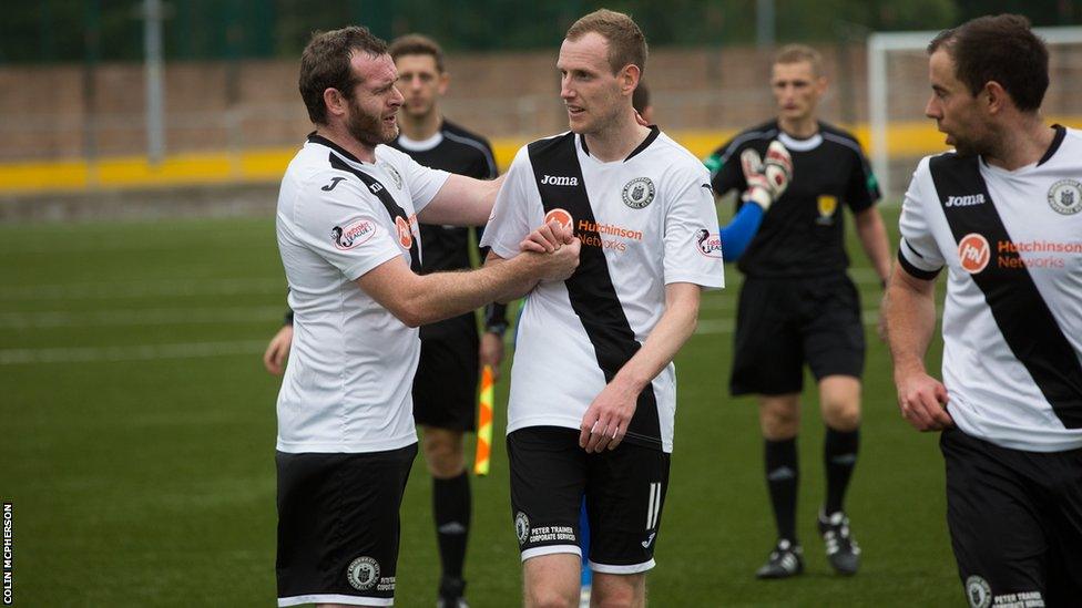 Edinburgh City players