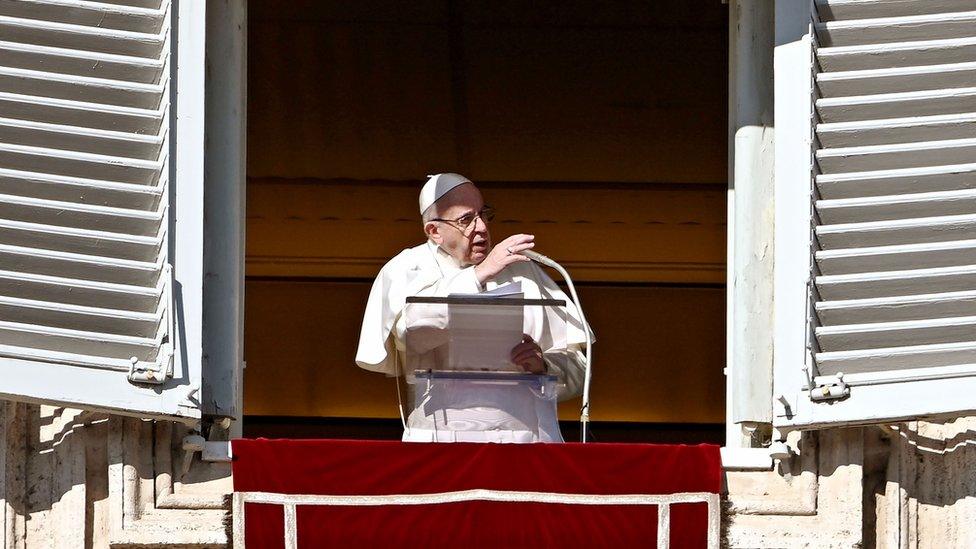 Pope Francis addresses crowds on the Epiphany feast day