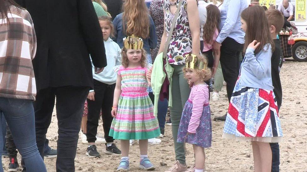 Children at jubilee celebration