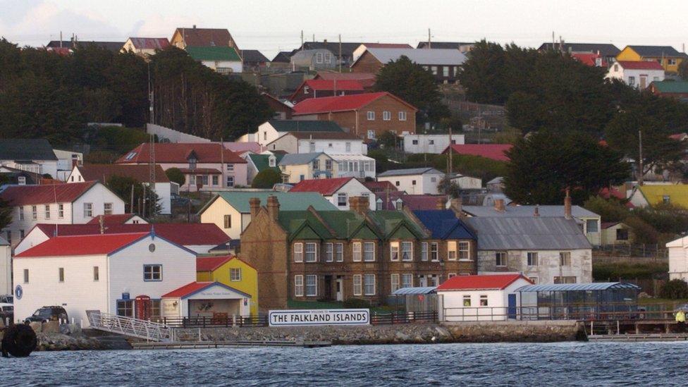 Stanley in the Falkland Islands