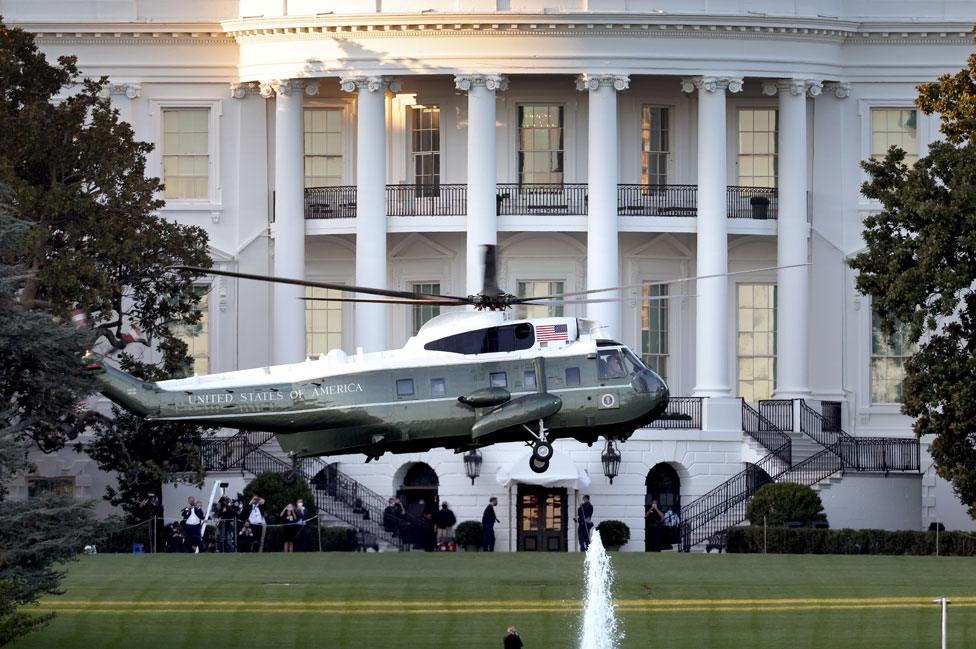 Marine One at White House