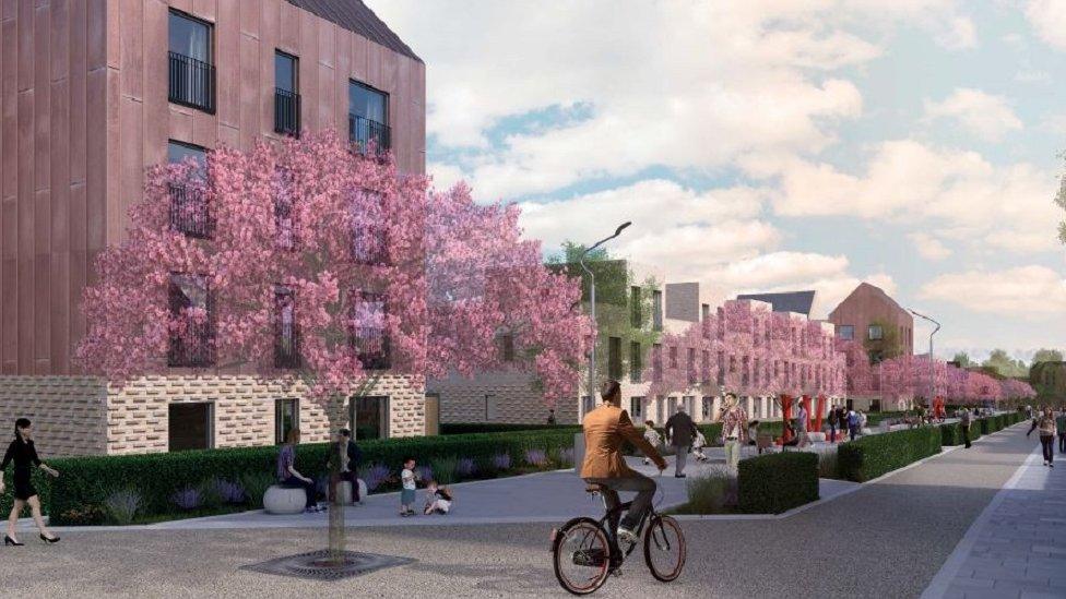 Civic spaces are planned for Sighthill