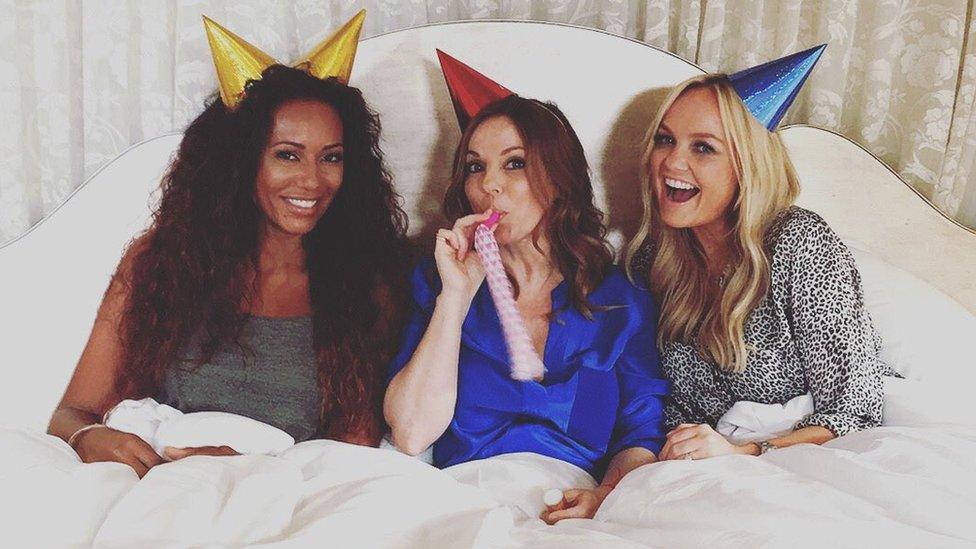 Mel B, Geri and Emma