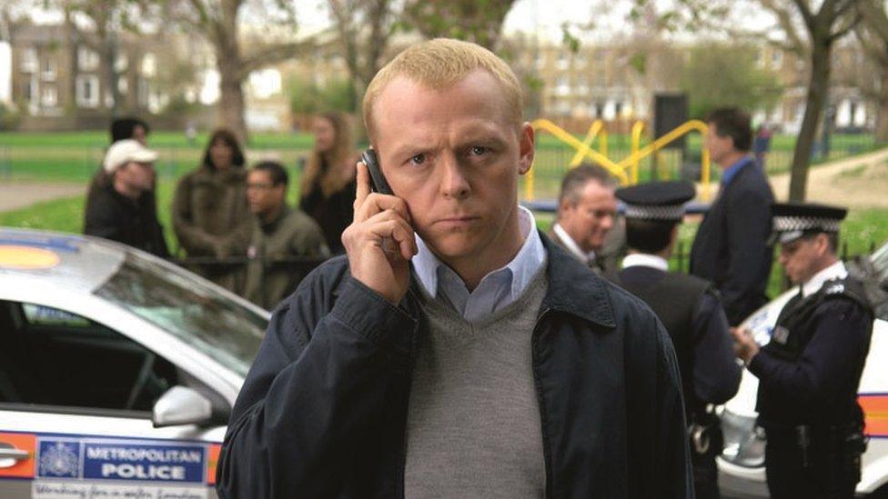 Simon Pegg in Hot Fuzz