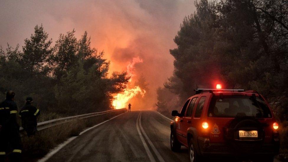 Greece fire