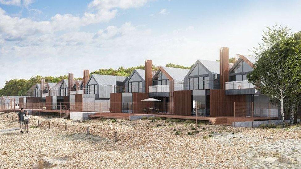 artist's impression of the proposed homes