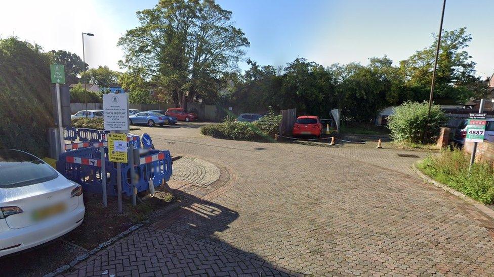 Watchetts Road Car Park in Camberley