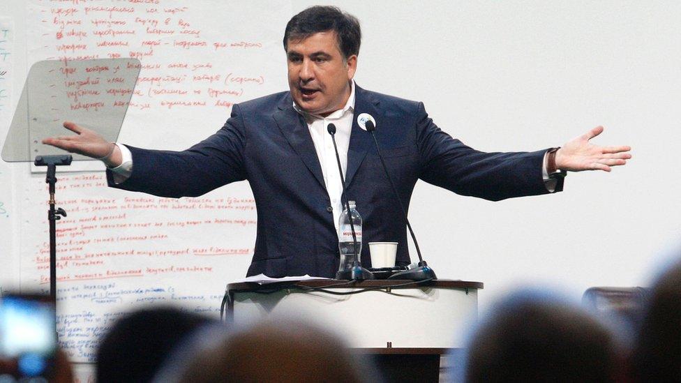 Mikheil Saakashvili, Dec 2015 file pic