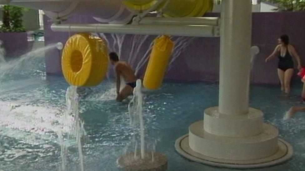 Doncaster Dome's pool pictured in 1989