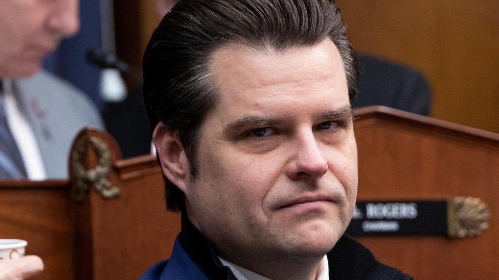 US Congressman Matt Gaetz