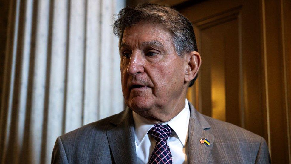 Image shows Joe Manchin