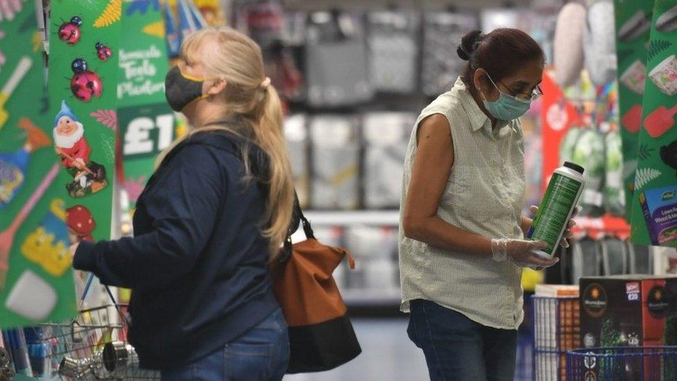 Shopper in Leicester