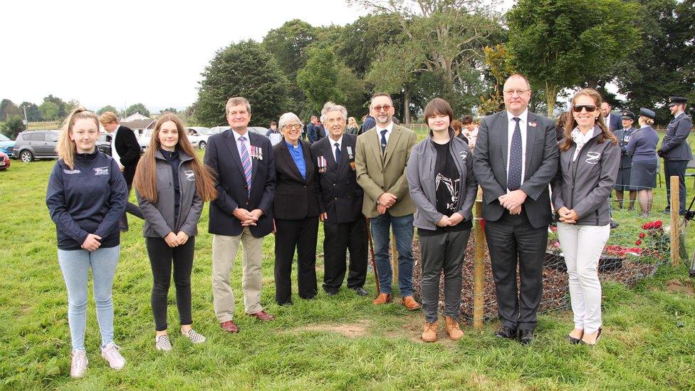 pupils from Foyle college aviation team