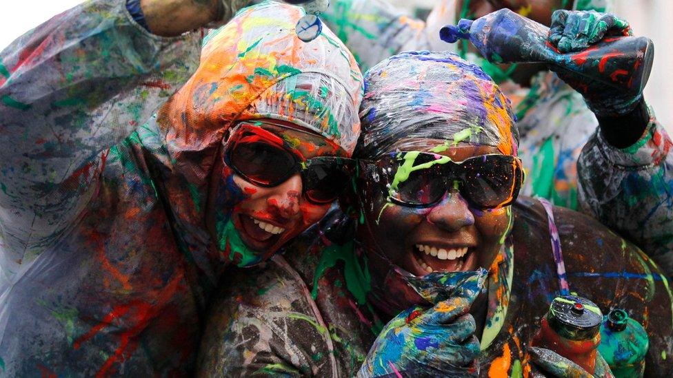 Jouvert celebration at Notting Hill Carnival 2011