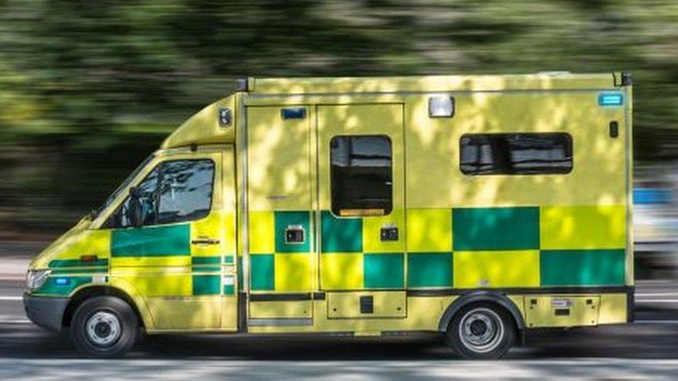 An ambulance