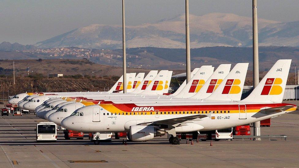 Iberia planes