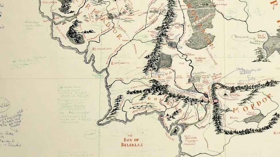 Map of Middle Earth