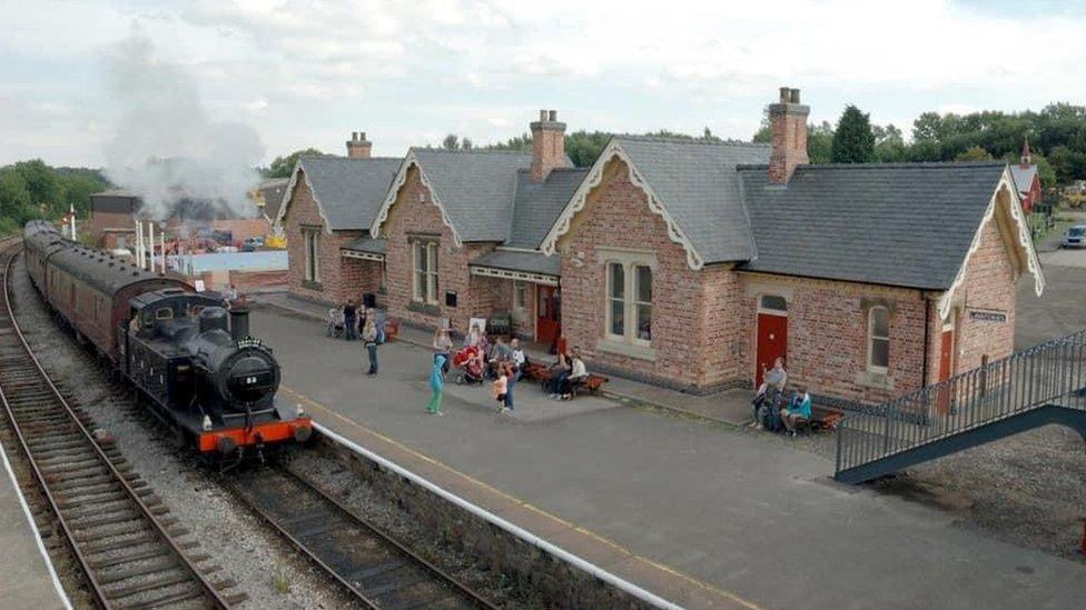 Butterley Station, in Derbyshire