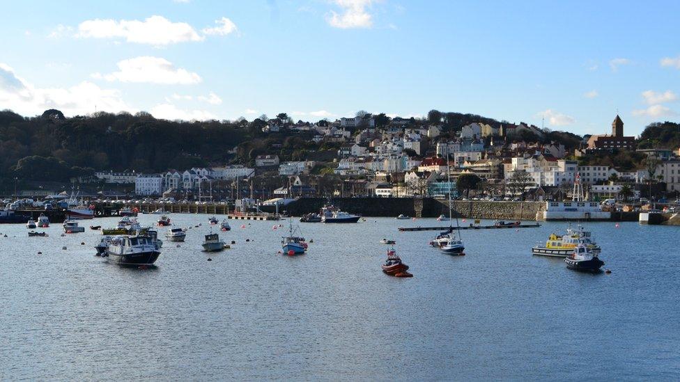 Guernsey harbour