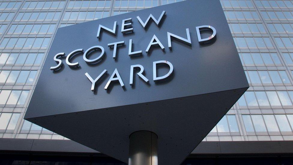 New Scotland Yard sign