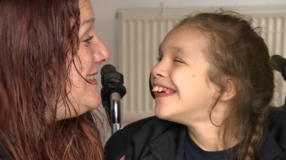 Emma Appleby with her daughter Teagan