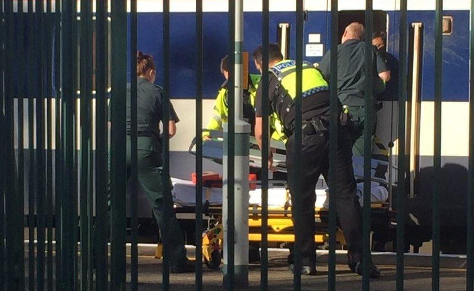 Emergency services at Wandsworth Common station