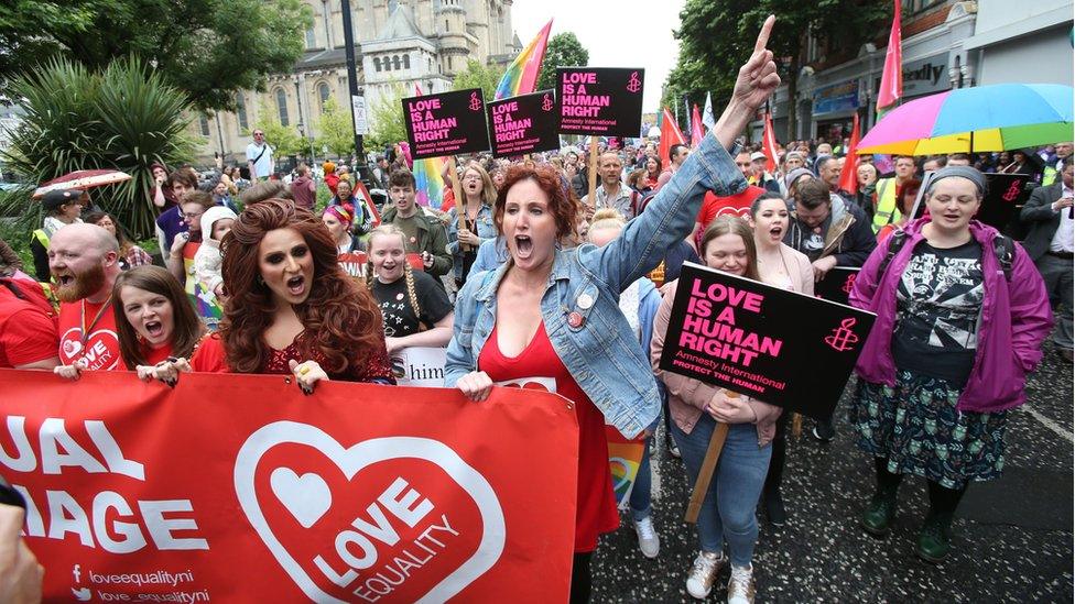 Hollyoaks and The Fall actress Bronagh Waugh (centre) is hosting the rally