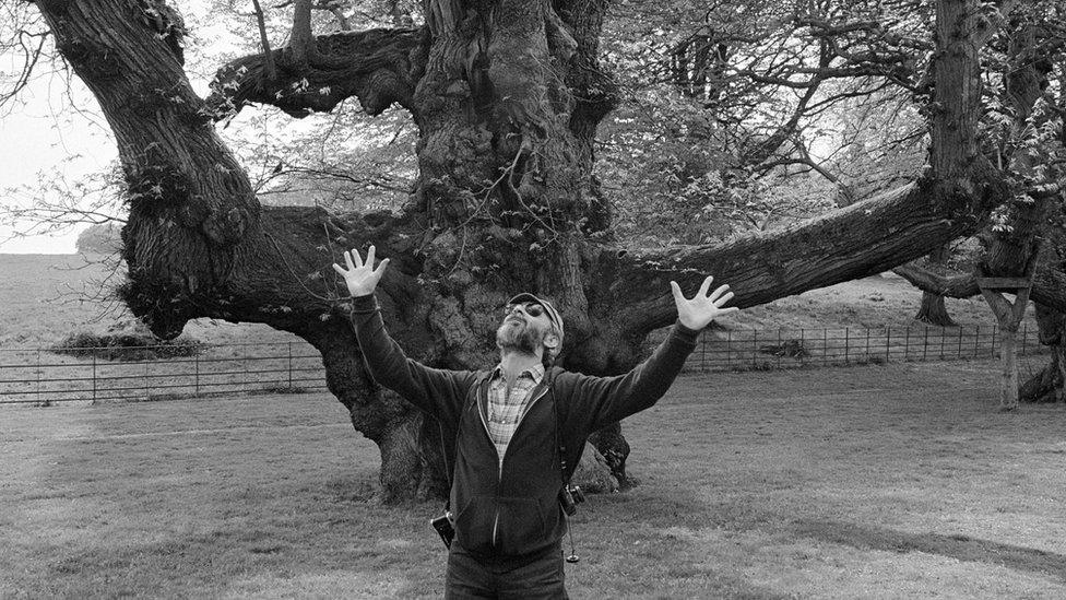 Bill Jay at Stourhead Gardens, 1982