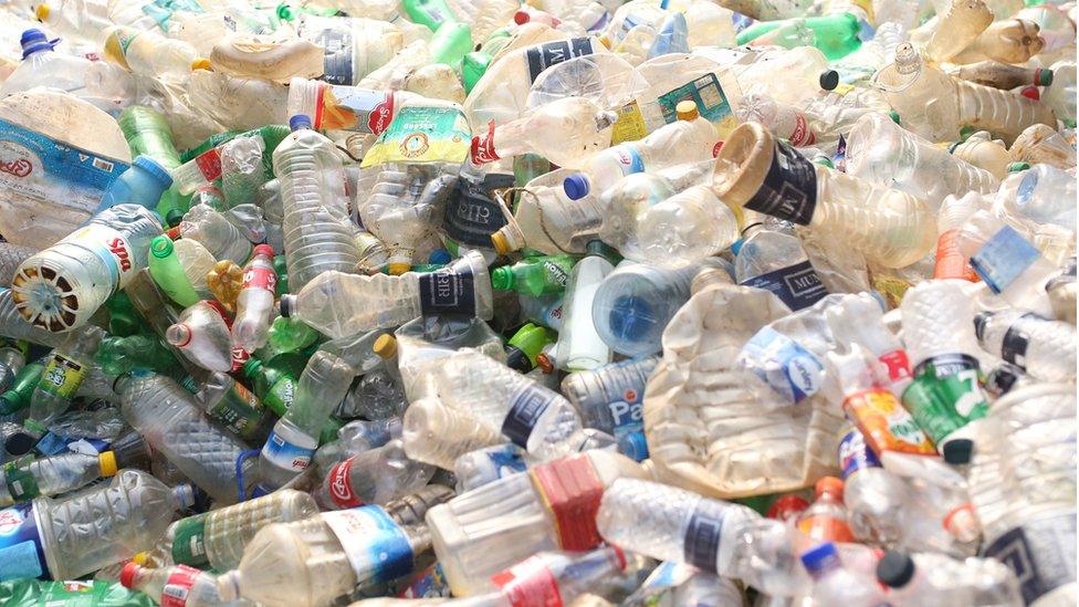 plastic bottles