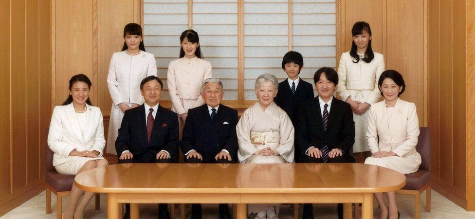 The Japanese royal family (Nov 2016)