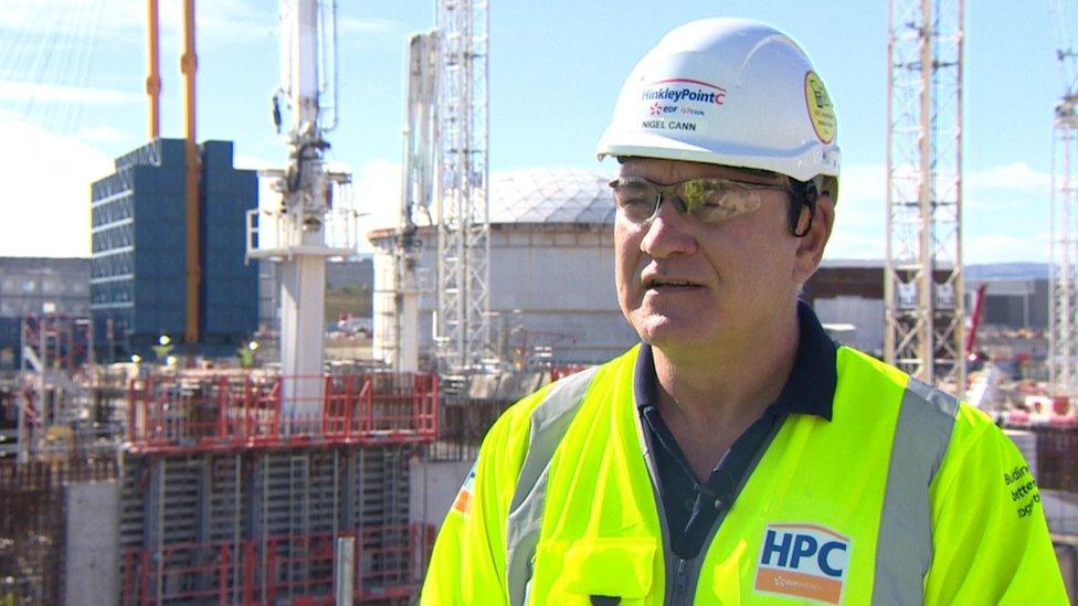 Nigel Cann, construction director of Hinkley Point C