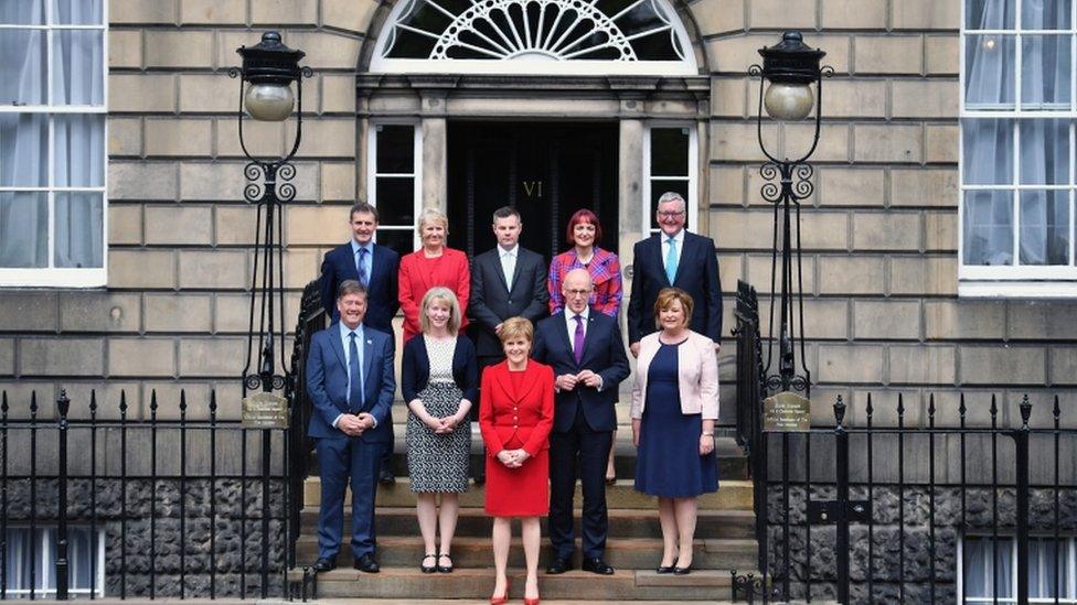 Scottish cabinet at Bute House