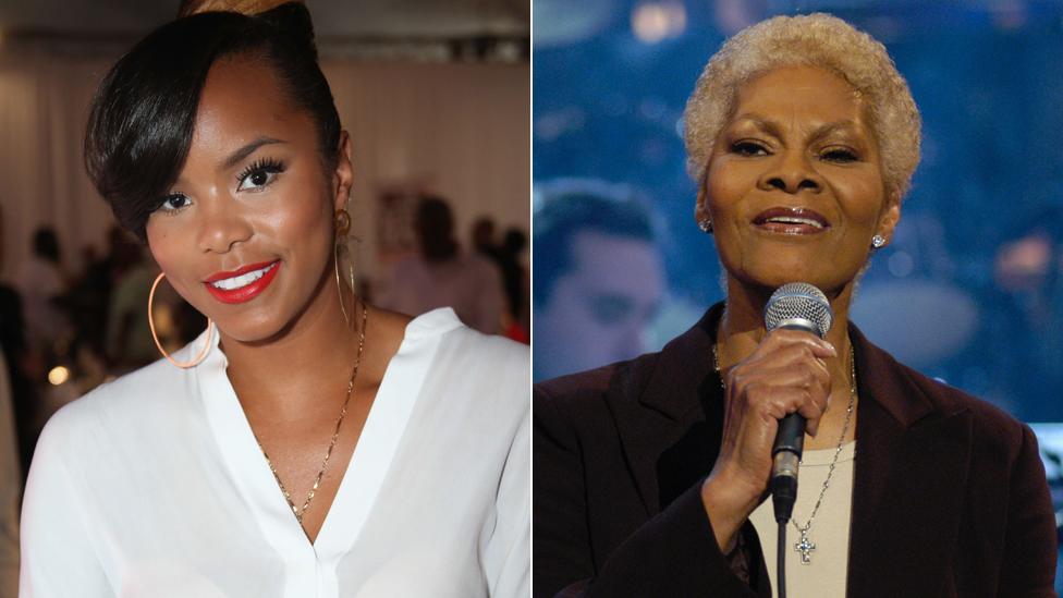 LeToya Luckett and Dionne Warwick