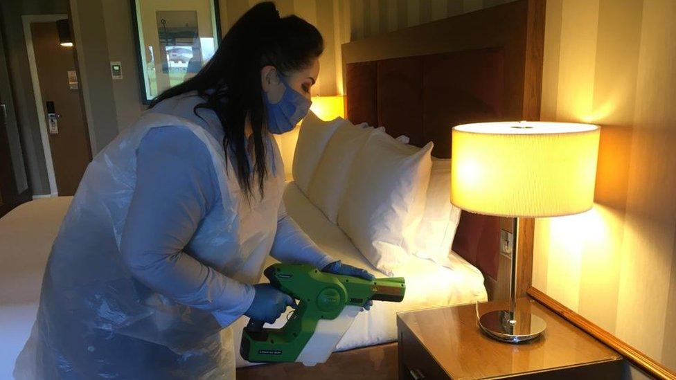 Cleaning at Kingsmill Hotel