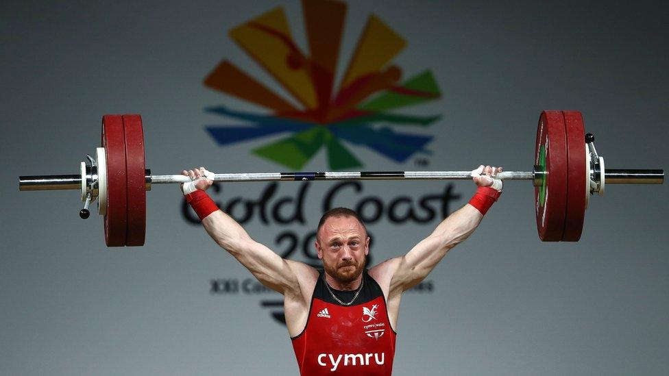 Weightlifter Gareth Evans