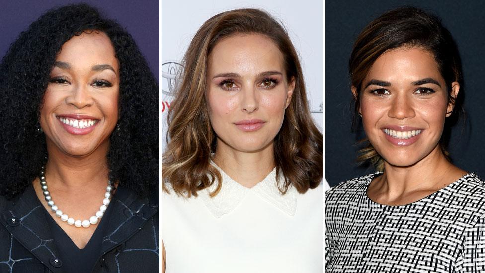 Shonda Rhimes, Natalie Portman and America Ferrera