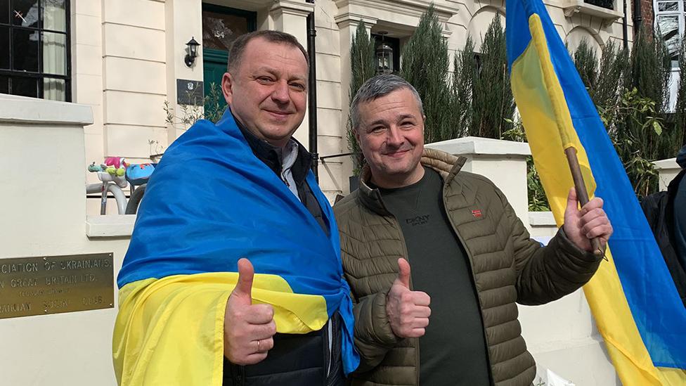 Petro and Volodymer have volunteered to go and fight in Ukraine