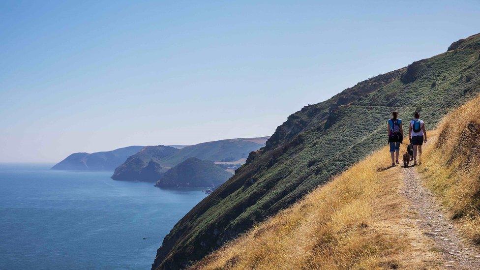 ExmoorNP_Coastal Path nr Woody Bay