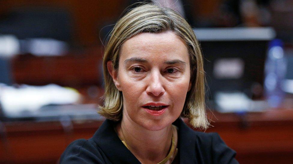 European Union foreign policy chief Federica Mogherini