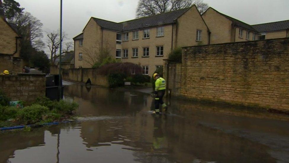 Flooding in Cirencester