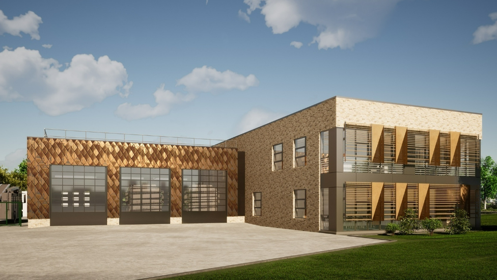 Plans for new fire station