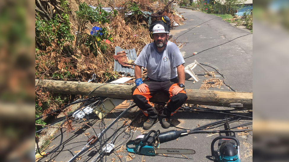 Mr Elliott on a road he has helped clear.