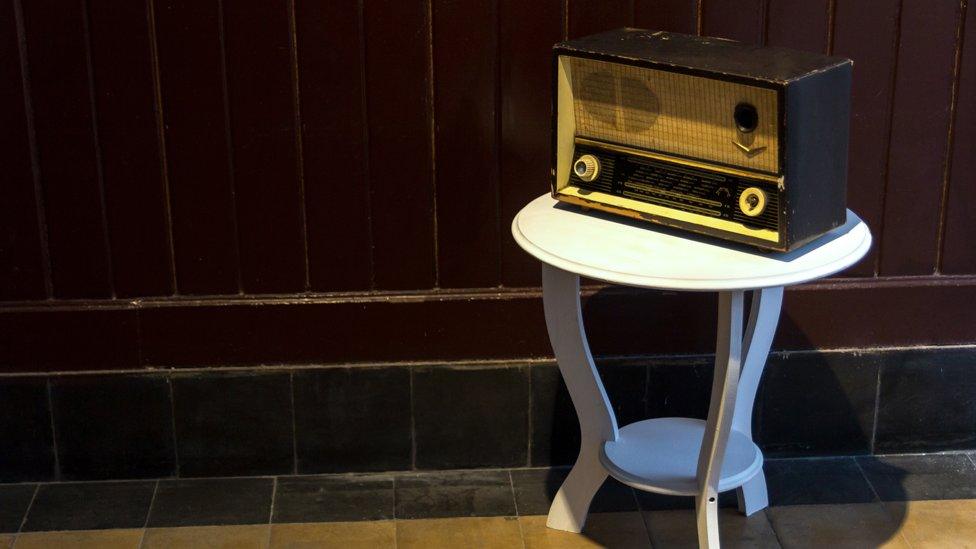 An old-fashioned radio in Turkey