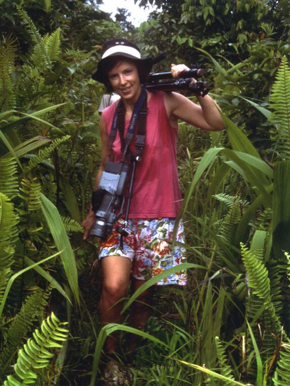 Sue Lloyd-Roberts in the jungle