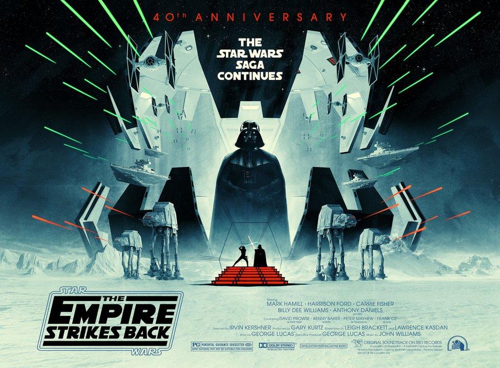 Matt Ferguson's poster for the 40th anniversary of The Empire Strikes Back