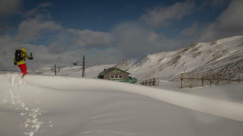 Deep drifts in Southern Cairngorms