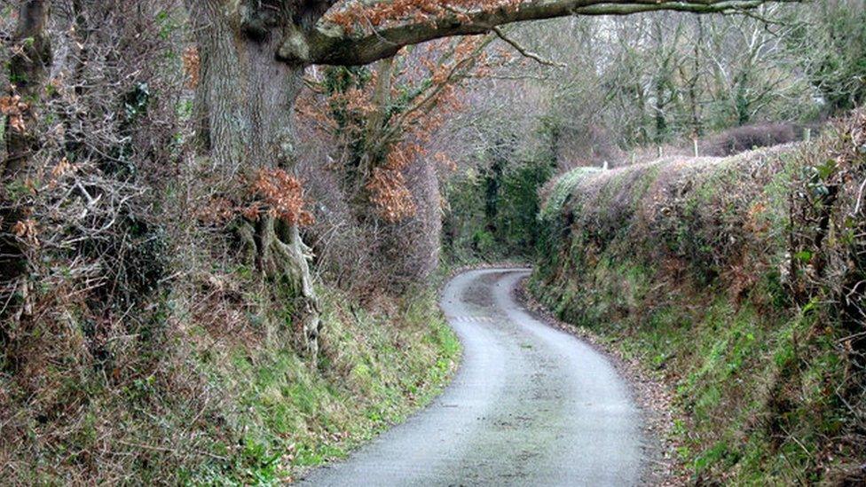 Llansannan new road