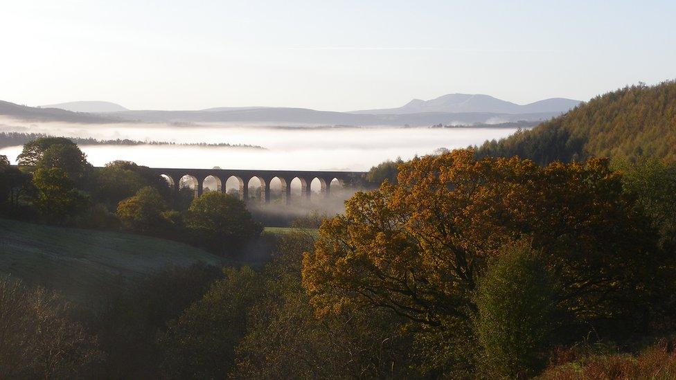 View from Llanerchiddna Farm, Llandovery