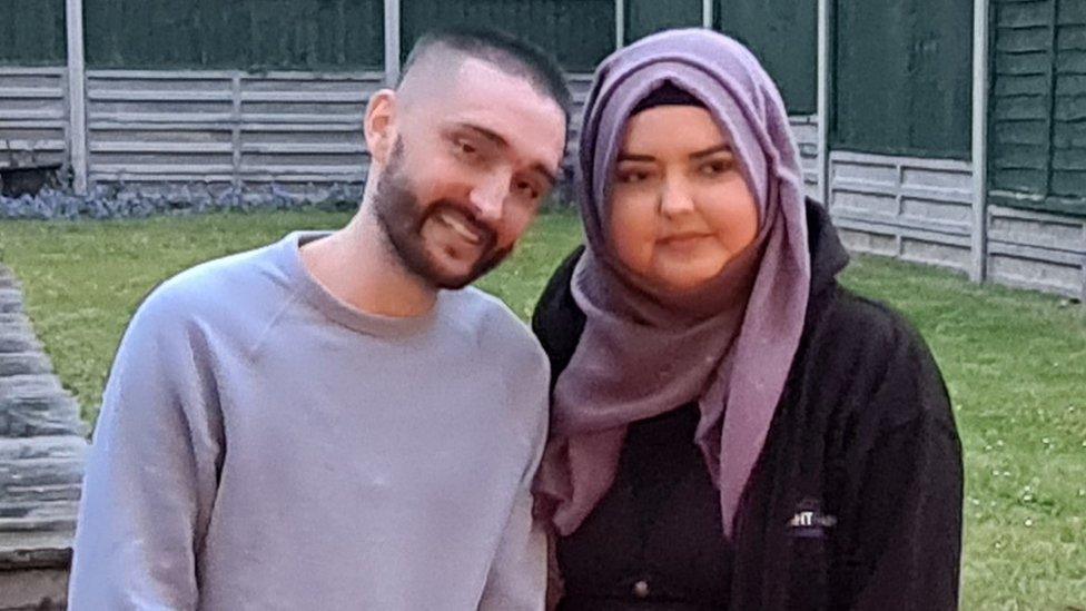 Amani Liaquat with Tom Parker